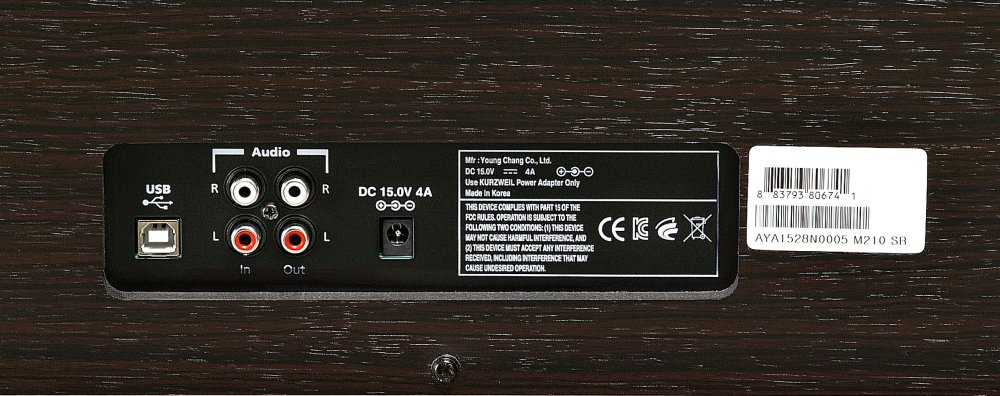 Kurzweil M 210 (SR) - pianino cyfrowe4 Kurzweil M 210 (SR) - pianino cyfrowe4