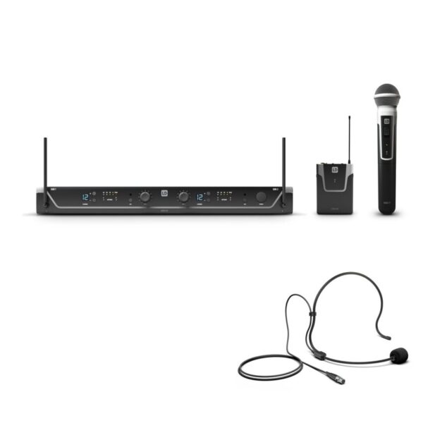 LD SYSTEMS U305 HBH 2 - system bezprzewodowy z mikrofonem do ręki i nagłownym