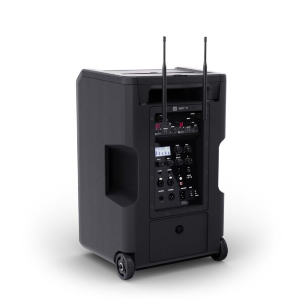 LD Systems ANNY 10 HHD 2 B5 - Kolumna akumulatorowa z Bluetooth, mikserem i 2x mikrofonem bezprzewodowym0