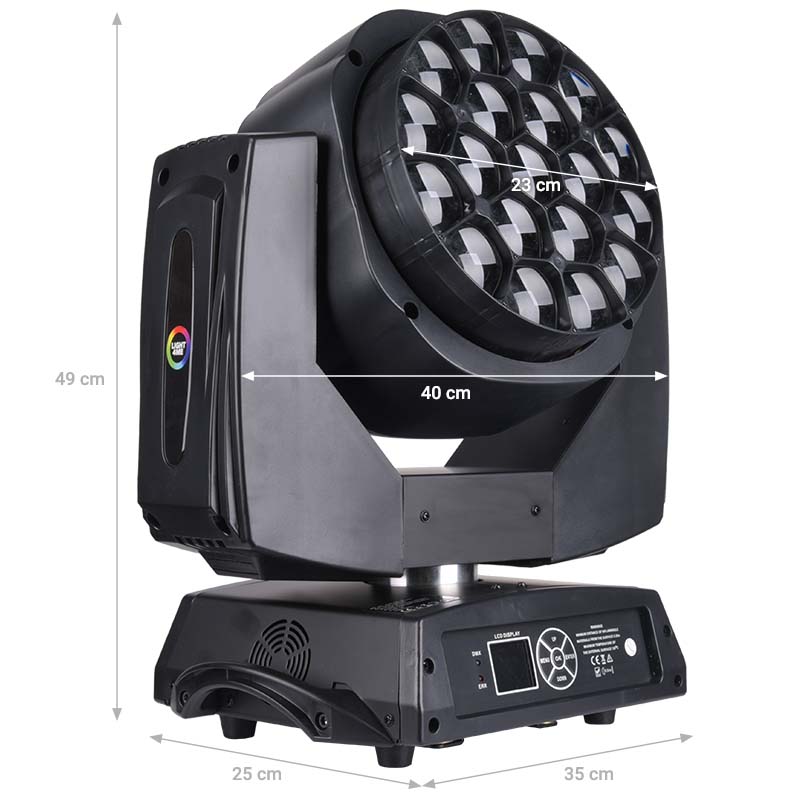 LIGHT4ME GALAXY głowica ruchoma LED wash zoom FX2 LIGHT4ME GALAXY głowica ruchoma LED wash zoom FX2