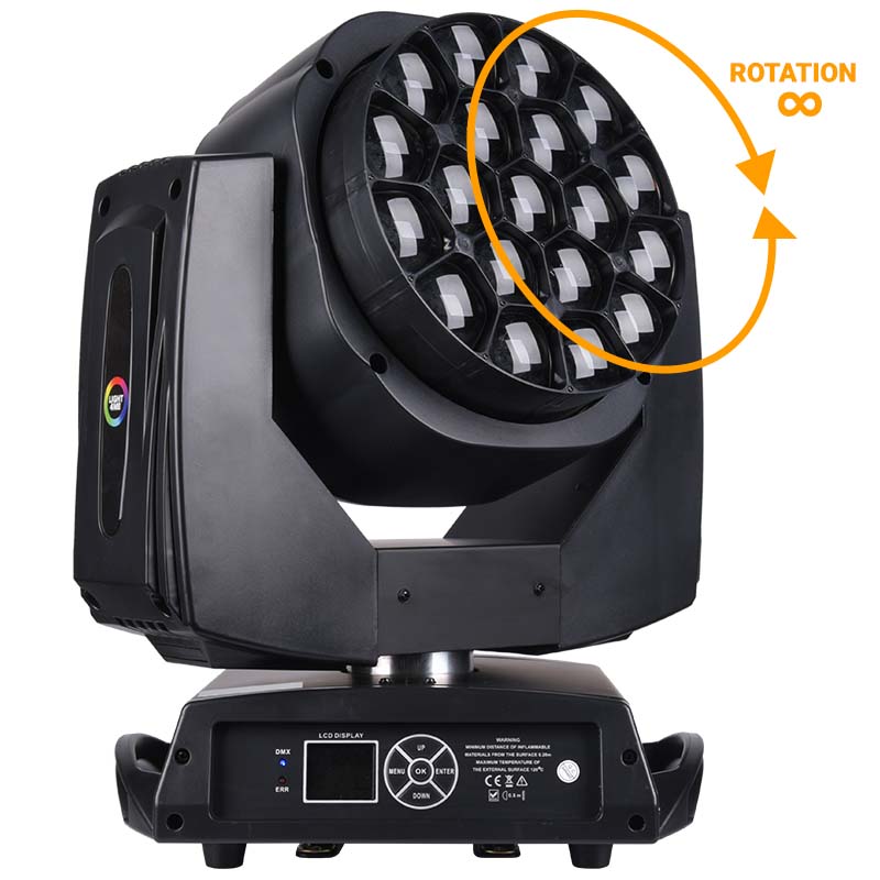 LIGHT4ME GALAXY głowica ruchoma LED wash zoom FX3 LIGHT4ME GALAXY głowica ruchoma LED wash zoom FX3