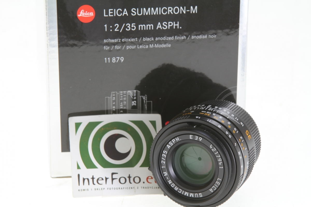 Leica 35/2 Summicron-M Asph Czarny1 Leica 35/2 Summicron-M Asph Czarny1