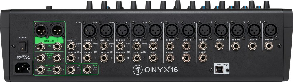 MACKIE ONYX 16 - Mikser analogowy1 MACKIE ONYX 16 - Mikser analogowy1