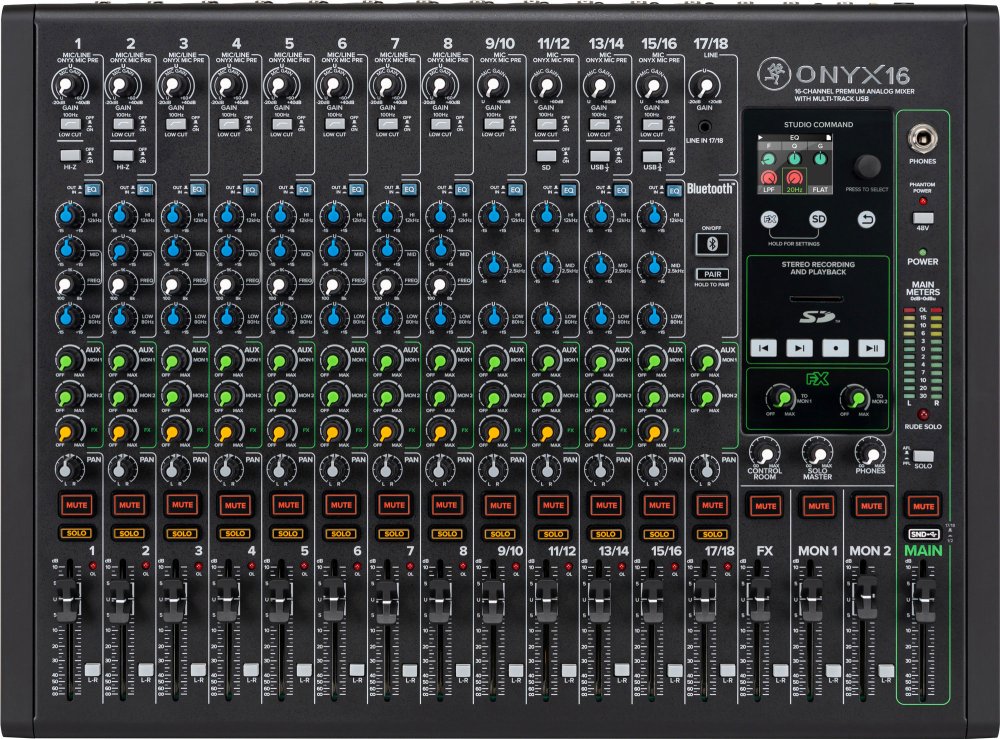 MACKIE ONYX 16 - Mikser analogowy0 MACKIE ONYX 16 - Mikser analogowy0