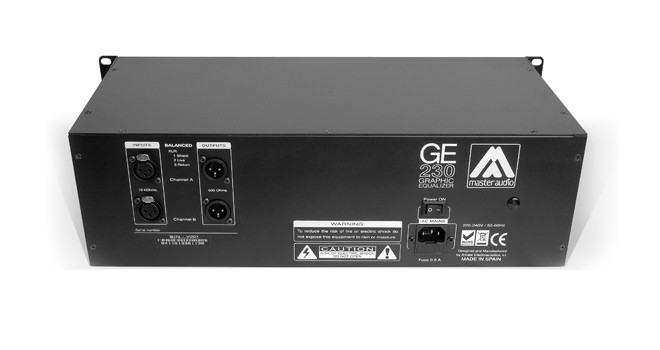 MASTER AUDIO GE230 - korektor graficzny0 MASTER AUDIO GE230 - korektor graficzny0