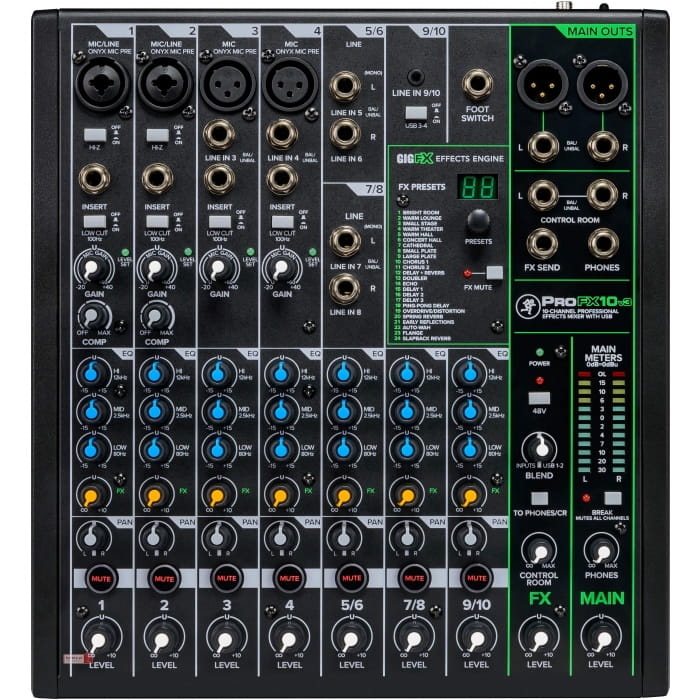 Mackie Pro 10 FX v3 Mackie Pro 10 FX v3