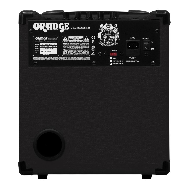 Orange CRUSH BASS 25 BK - Combo basowe 25W3 Orange CRUSH BASS 25 BK - Combo basowe 25W3