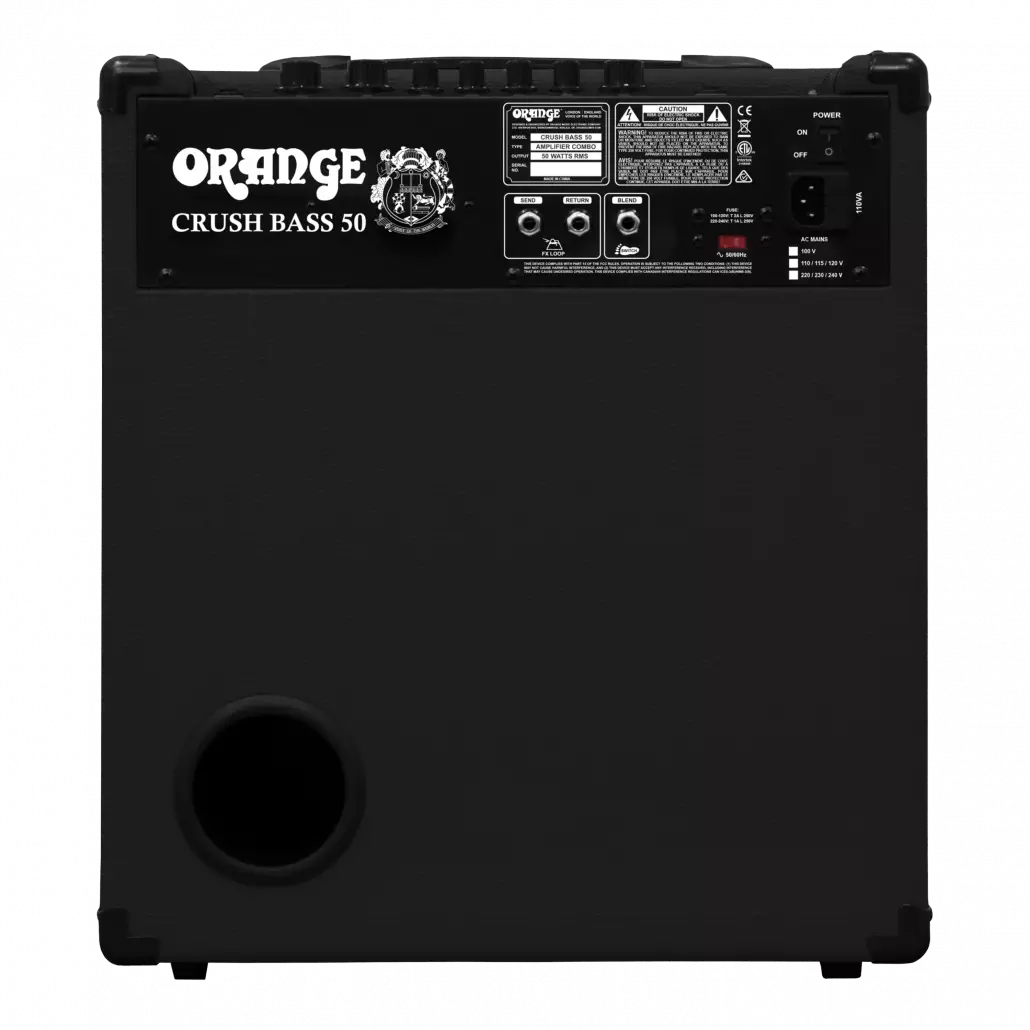 Orange Crush Bass 100 BK - combo basowe 100W3 Orange Crush Bass 100 BK - combo basowe 100W3