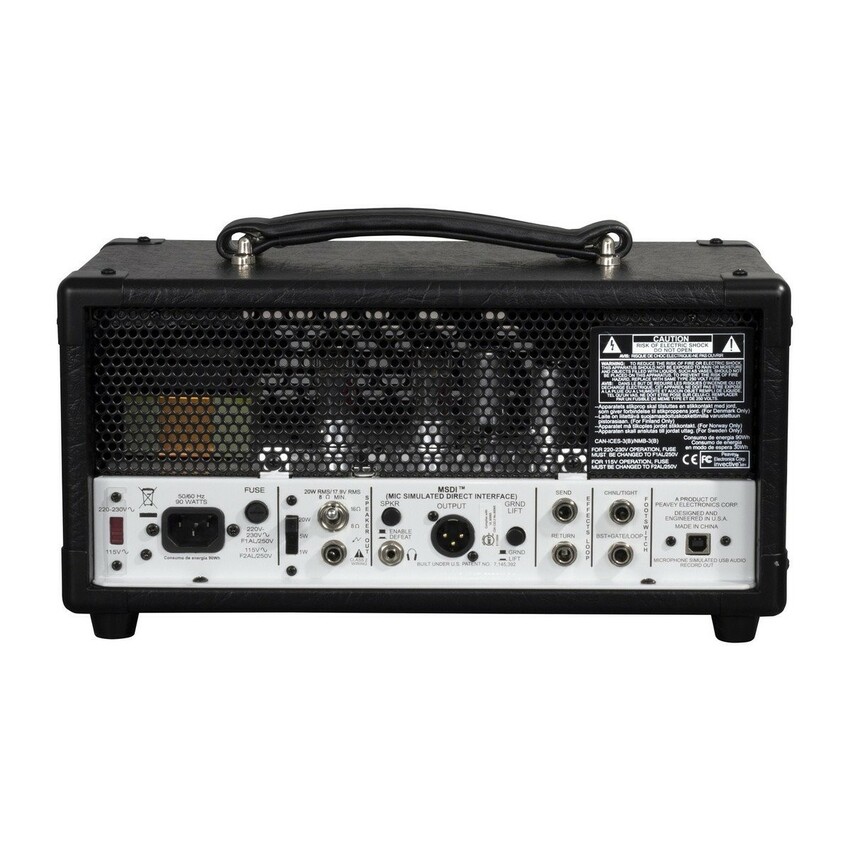 Peavey INVECTIVE MH 20W - lampowa głowa gitarowa2 Peavey INVECTIVE MH 20W - lampowa głowa gitarowa2