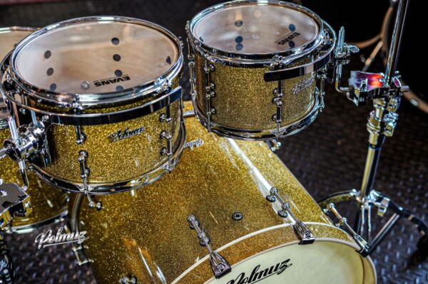 Polmuz Drums Model 2 Maple 18/12/14 champagne gold sparkle