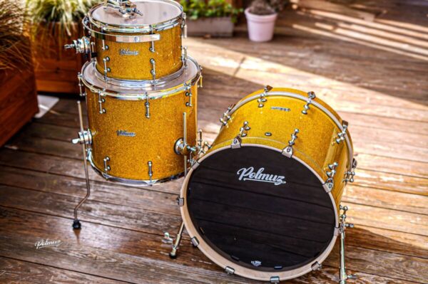 Polmuz Drums Model 2 Maple 22/12/16 champagne gold sparkle