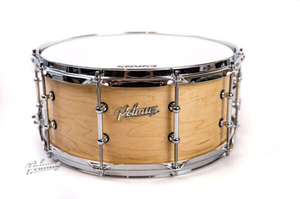 Polmuz model 1 Maple 13x6,5 Snare satin natural made in Poland