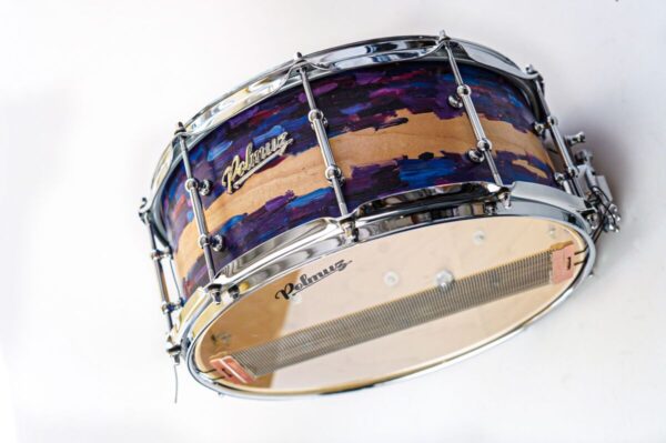 Polmuz model 1 Maple 14x6,5 Snare - cosmic art painting