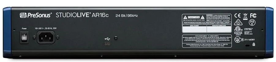 PreSonus StudioLive Mixer AR16C USB0 PreSonus StudioLive Mixer AR16C USB0