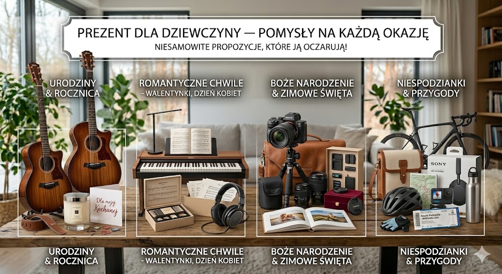 Prezent dla dziewczyny — pomysły na każdą okazję