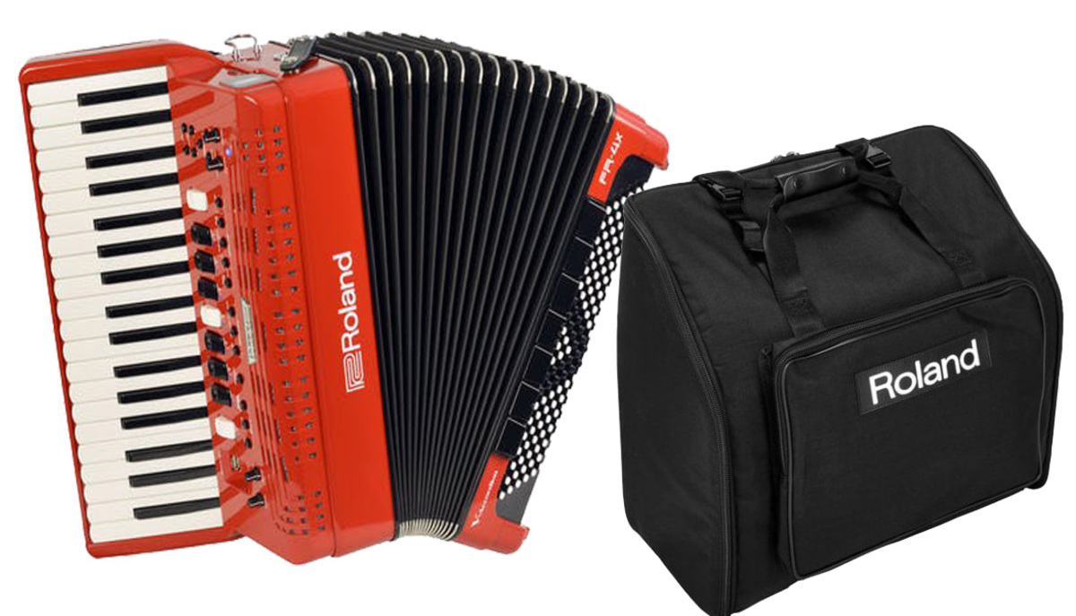 ROLAND FR-4X czerwony AKORDEON CYFROWY + torba ROLAND FR-4X czerwony AKORDEON CYFROWY + torba