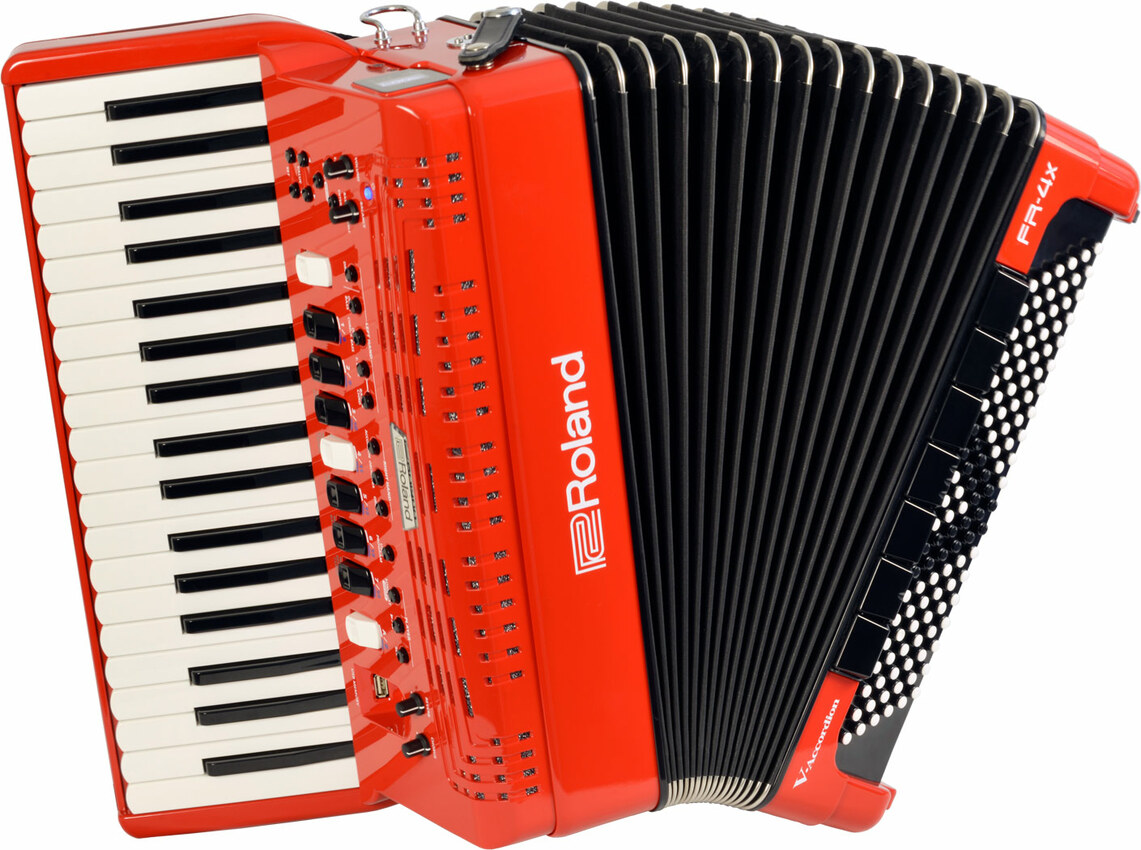 ROLAND FR-4X czerwony AKORDEON CYFROWY + torba0 ROLAND FR-4X czerwony AKORDEON CYFROWY + torba0