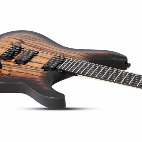 Schecter C-1 Pale Moon Satin Natural Black Burst ][ Gitara elektryczna0