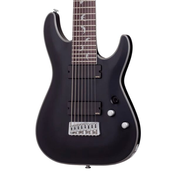 Schecter Damien Platinum-8 Satin Black ][ 8-strunowa gitara elektryczna