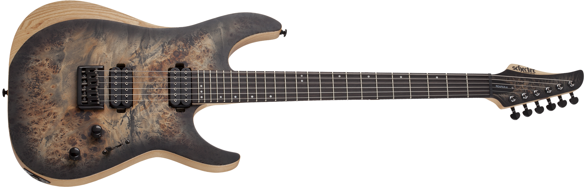 Schecter REAPER 6 CHARCORAL BURST - Gitara elektryczna Schecter REAPER 6 CHARCORAL BURST - Gitara elektryczna