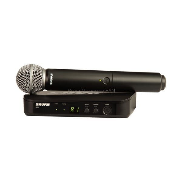 Shure BLX24E/SM58 H8E - mikrofon bezprzewodowy Shure BLX24E/SM58 H8E - mikrofon bezprzewodowy