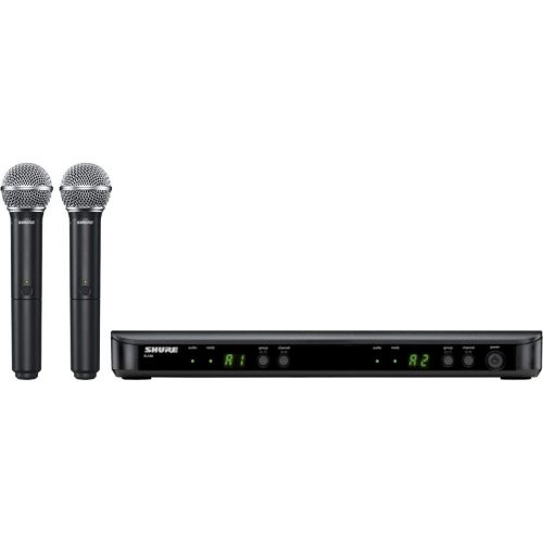 Shure BLX288/SM58 zestaw dwóch mikrofonów bezprzewodowych Shure BLX288/SM58 zestaw dwóch mikrofonów bezprzewodowych