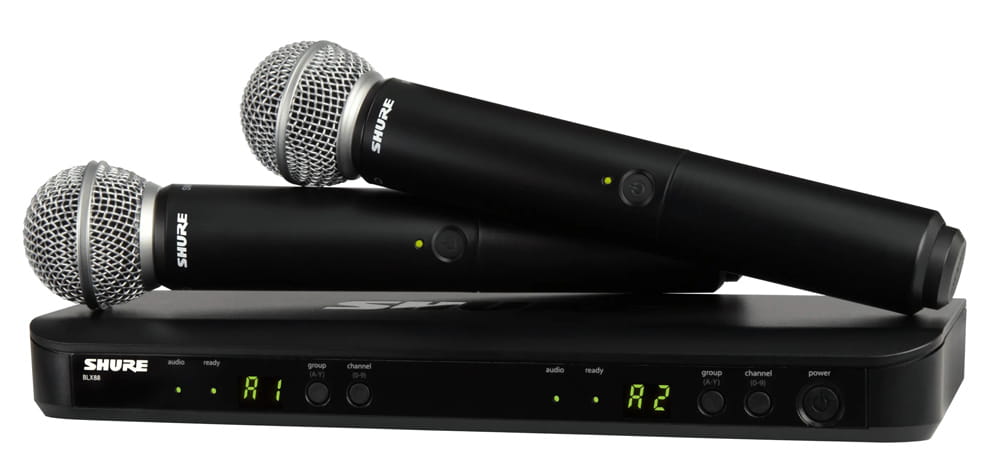 Shure BLX288E/SM58-K3E – mikrofon bezprzewodowy podwójny Shure BLX288E/SM58-K3E – mikrofon bezprzewodowy podwójny