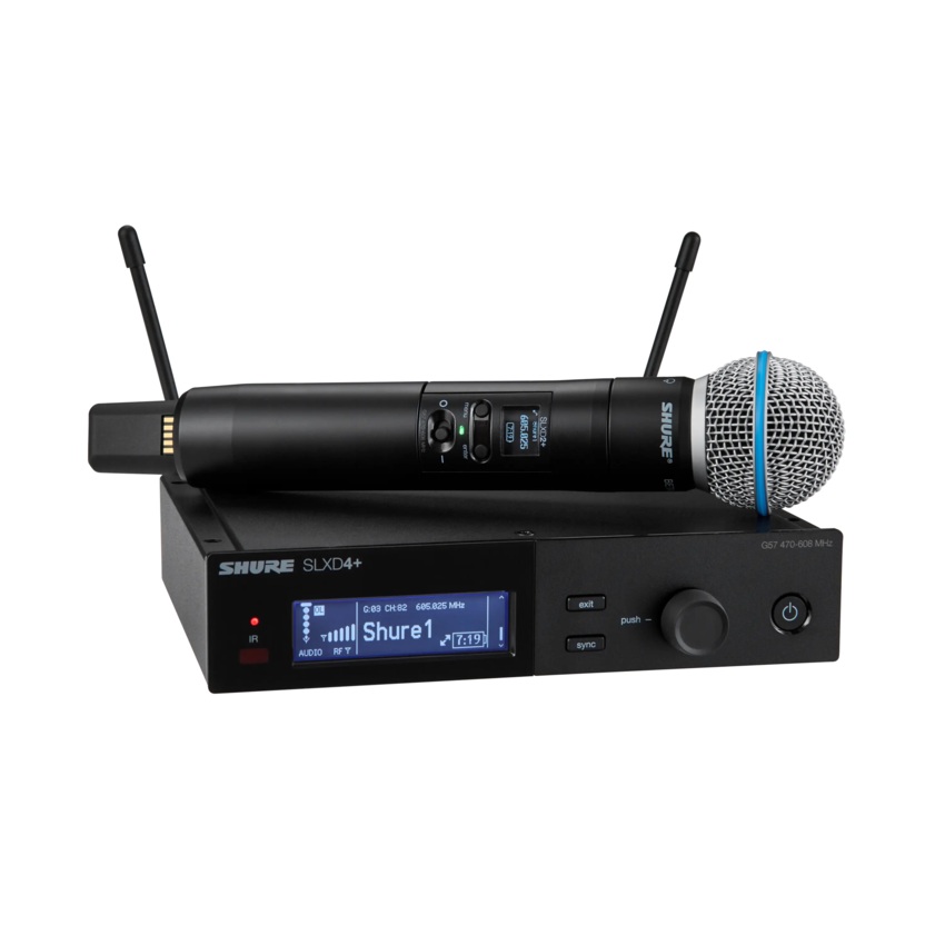Shure SLXD24+E/B58-G65 - Cyfrowy system bezprzewod Shure SLXD24+E/B58-G65 - Cyfrowy system bezprzewod