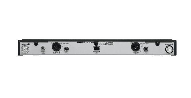 Shure SLXD4DE + 2x SLXD2/SM58 - podwójny system bezprzewodowy1 Shure SLXD4DE + 2x SLXD2/SM58 - podwójny system bezprzewodowy1