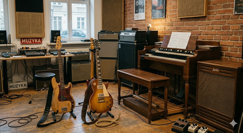 Sprzęt Dżemu — Gibson Les Paul, Hammond i Fender Precision Bass