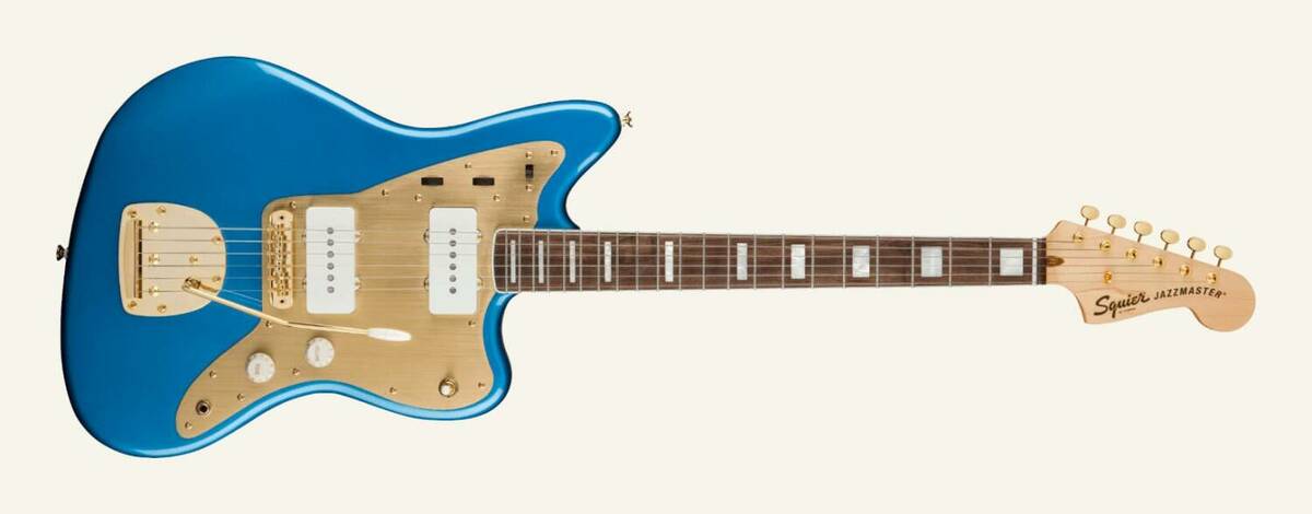 Squier 40th Anniversary Jazzmaster LRL GHW GPG LPB | Gitara elektryczna Squier 40th Anniversary Jazzmaster LRL GHW GPG LPB | Gitara elektryczna
