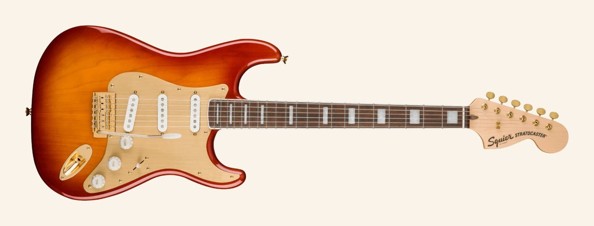 Squier 40th Anniversary Stratocaster LRL GHW GPG SSB | Gitara elektryczna Squier 40th Anniversary Stratocaster LRL GHW GPG SSB | Gitara elektryczna