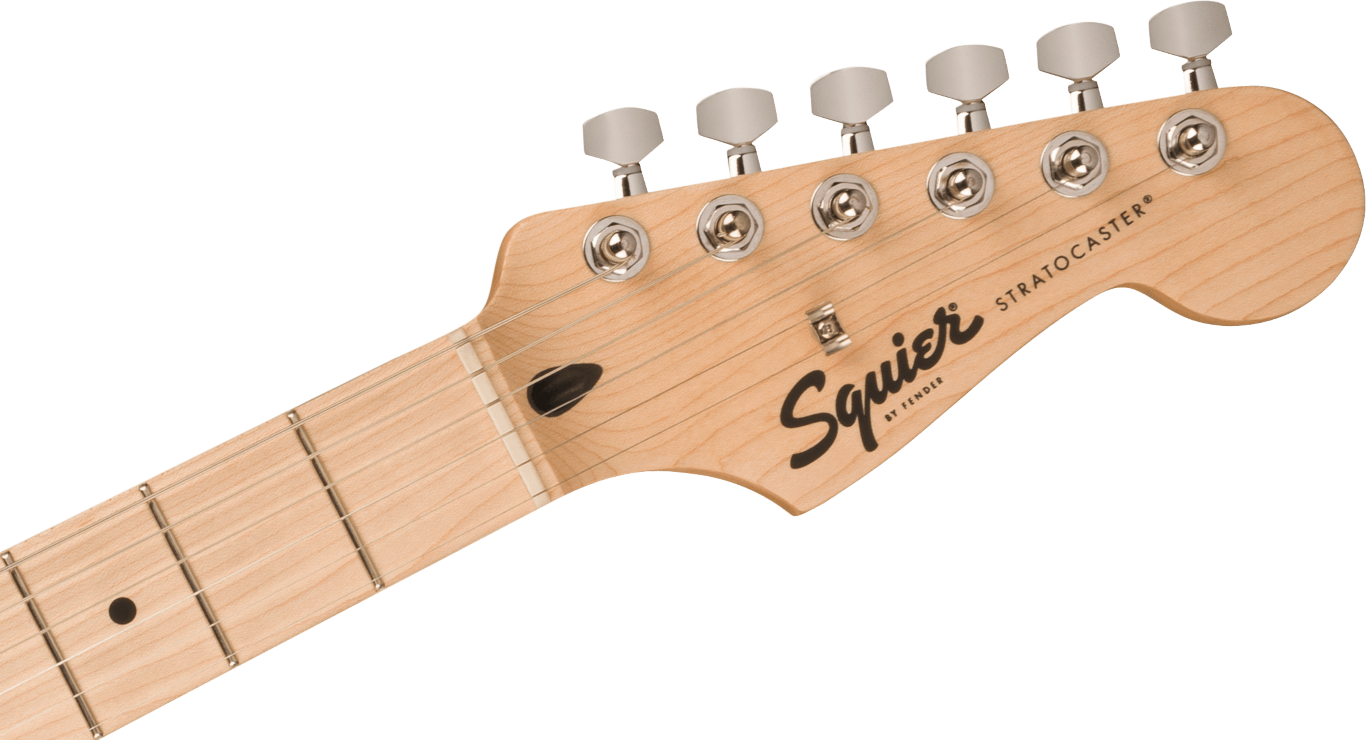 Squier Sonic Stratocaster HSS, MF, Black Pickguard, Black - gitara elektryczna3 Squier Sonic Stratocaster HSS, MF, Black Pickguard, Black - gitara elektryczna3