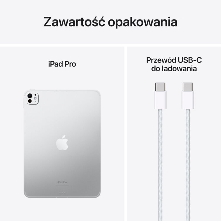 Tablet APPLE iPad Pro 11" 5 gen. 2024 512 GB 5G Wi-Fi Srebrny7 Tablet APPLE iPad Pro 11" 5 gen. 2024 512 GB 5G Wi-Fi Srebrny7