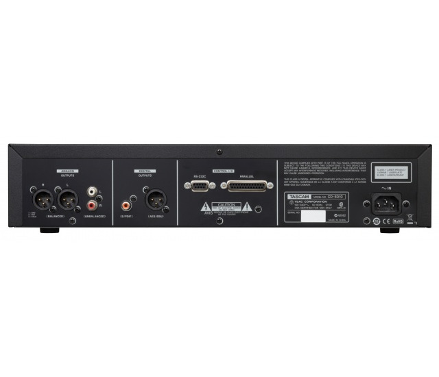 Tascam CD-6010 - odtwarzacz CD0 Tascam CD-6010 - odtwarzacz CD0