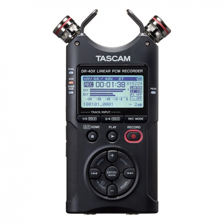 Tascam DR-40X - rejestrator cyfrowy0 Tascam DR-40X - rejestrator cyfrowy0
