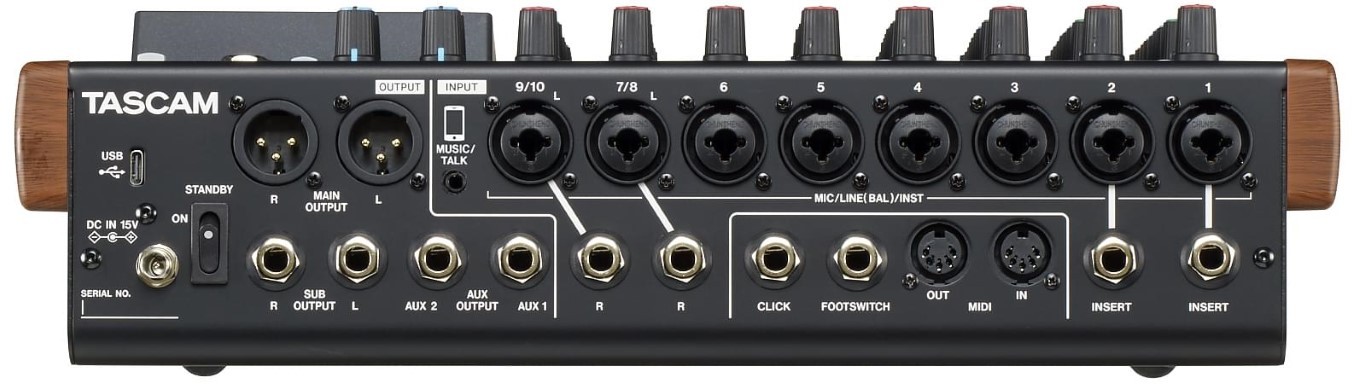 Tascam Model 12 - mikser, rejestrator, kontroler5 Tascam Model 12 - mikser, rejestrator, kontroler5