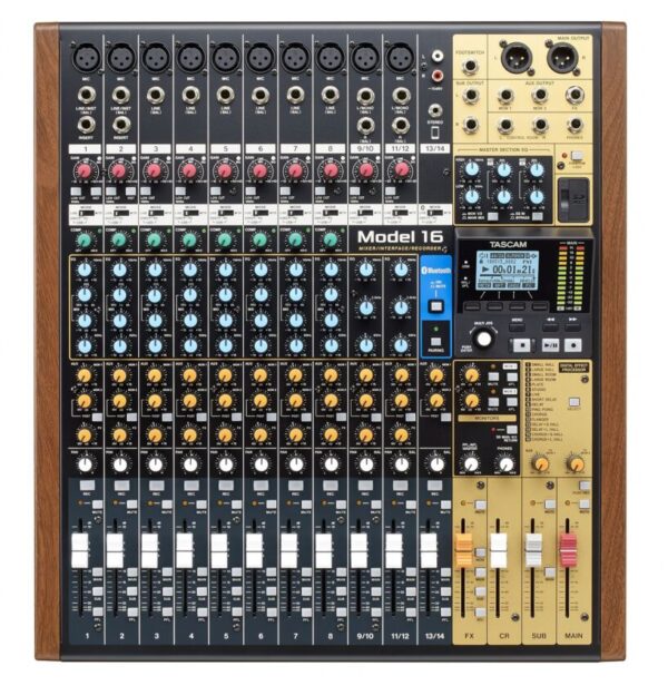 Tascam Model 16 - mikser analogowy0