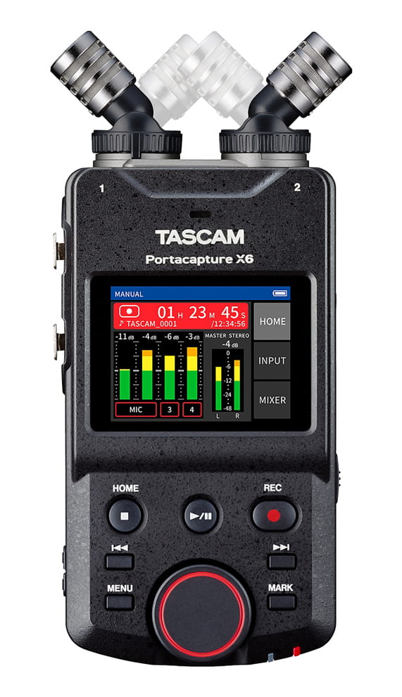 Tascam Portacapture X6 – rejestrator cyfrowy Tascam Portacapture X6 – rejestrator cyfrowy
