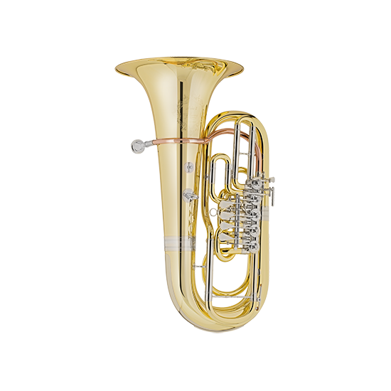 Tuba F Aria 3 mosiądz lakier 5 wentyle CFB 653-5 Cerveny