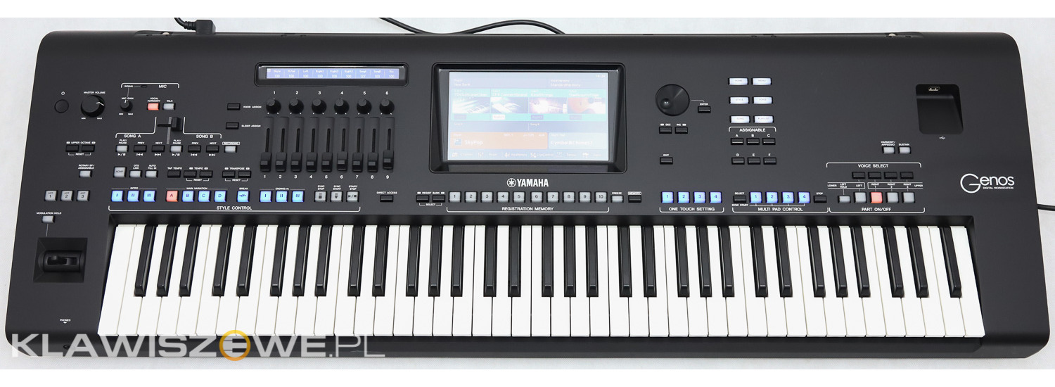 YAMAHA GENOS + pokrowiec używany - stary instrument w rozliczeniu!2 YAMAHA GENOS + pokrowiec używany - stary instrument w rozliczeniu!2