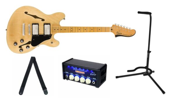 ZESTAW Squier Classic Vibe Starcaster MN NAT