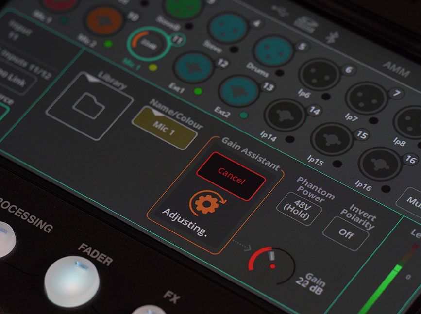 Allen & Heath CQ-12T - mikser cyfrowy2 Allen & Heath CQ-12T - mikser cyfrowy2