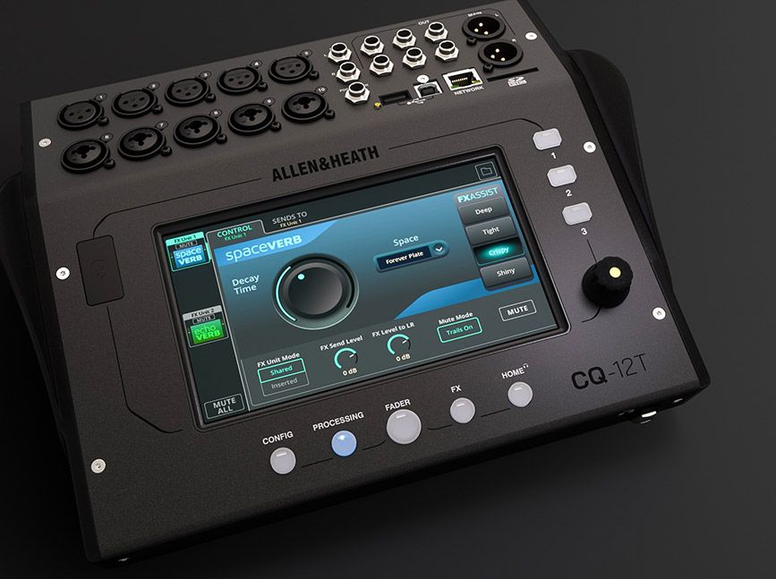 Allen & Heath CQ-12T - mikser cyfrowy1 Allen & Heath CQ-12T - mikser cyfrowy1