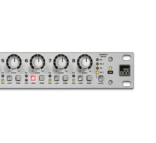 Audient ASP800 - przedwzmacniacz mikrofonowy z wyjściami ADAT5 Audient ASP800 - przedwzmacniacz mikrofonowy z wyjściami ADAT5
