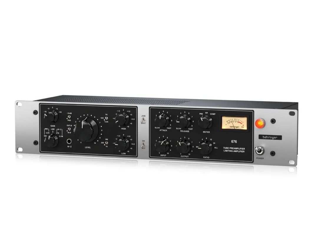 Behringer 676 - przedwzmacniacz mikrofonowy z kompresorem Behringer 676 - przedwzmacniacz mikrofonowy z kompresorem