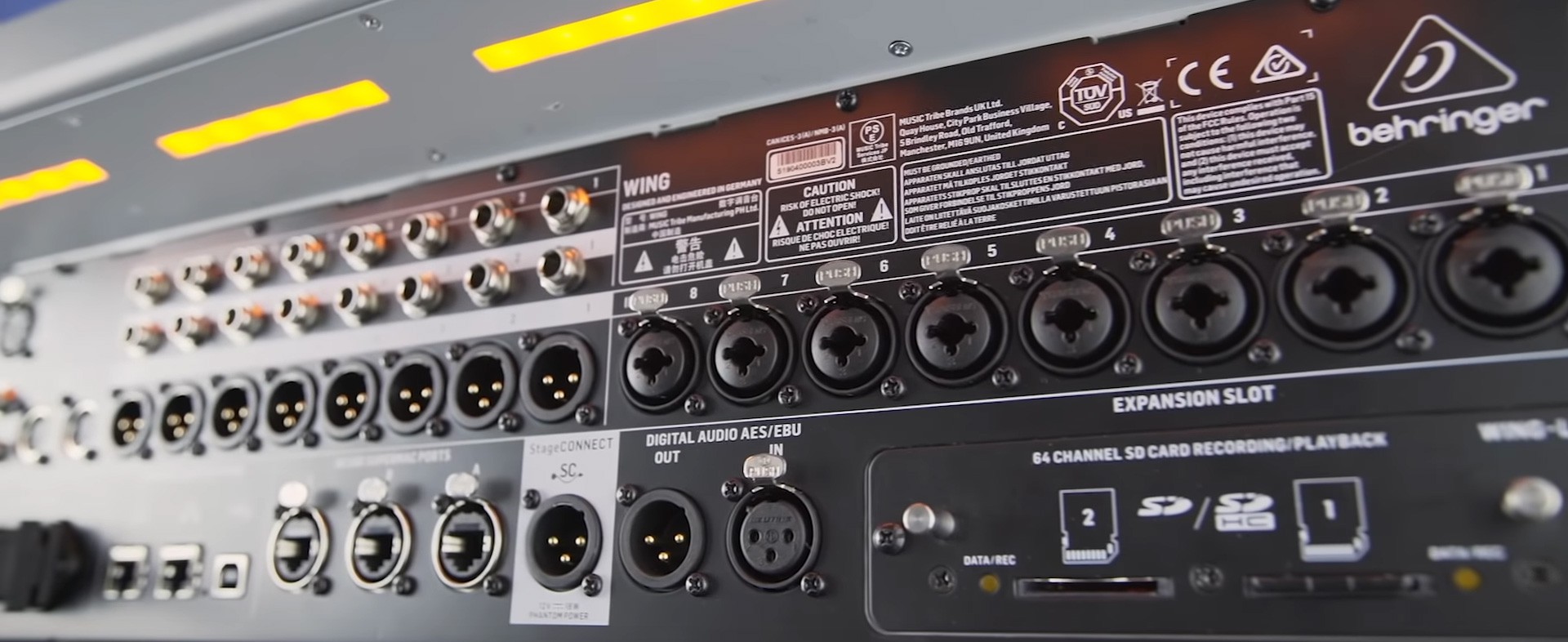 Behringer Wing - Mikser cyfrowy z 96 wejściami i ekranem dotykowym2 Behringer Wing - Mikser cyfrowy z 96 wejściami i ekranem dotykowym2