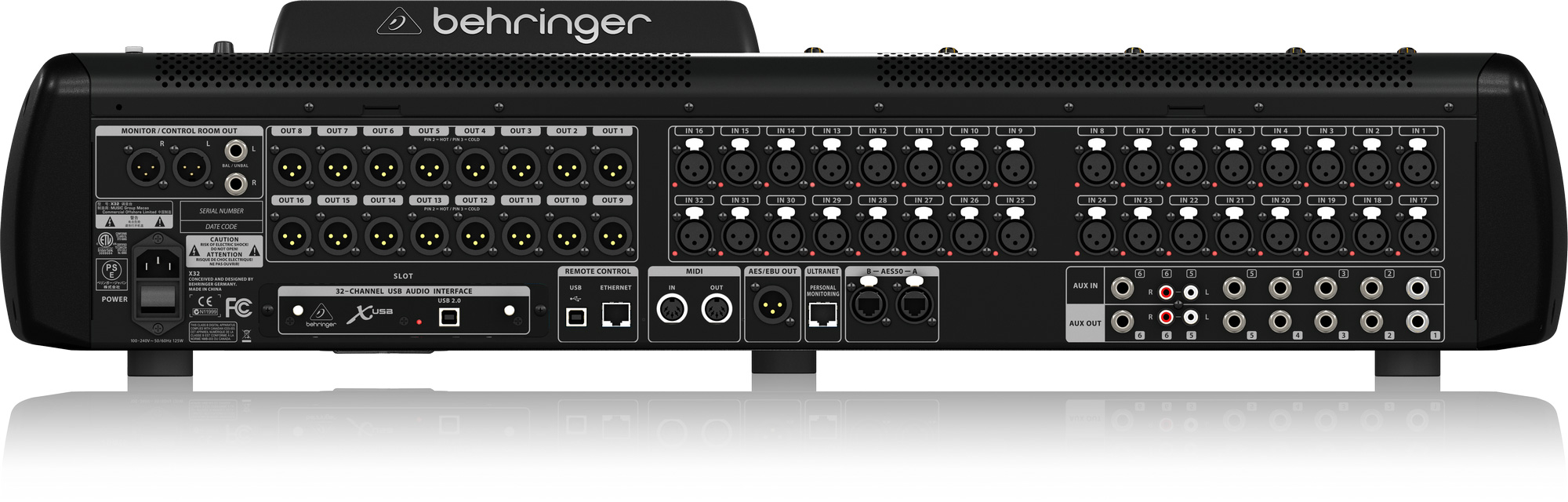 Behringer X32 - mikser/konsoleta cyfrowa + S161 Behringer X32 - mikser/konsoleta cyfrowa + S161