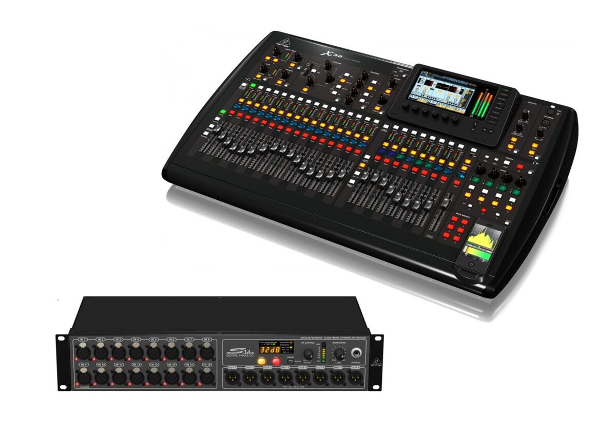 Behringer X32 - mikser/konsoleta cyfrowa + S16 Behringer X32 - mikser/konsoleta cyfrowa + S16