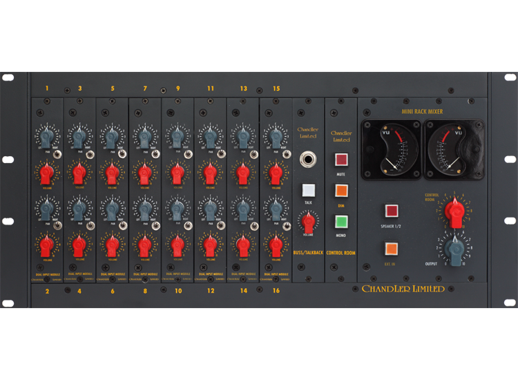Chandler Limited Mini Rack Mixer Chandler Limited Mini Rack Mixer